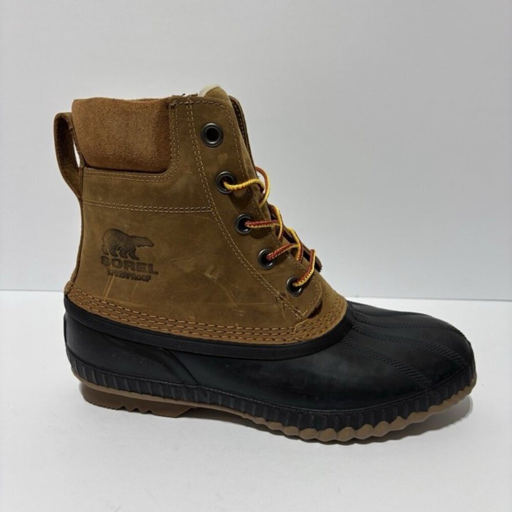 Sorel Men’s Cheyanne II Brown Waterproof Winter Boots, Size 9 M
